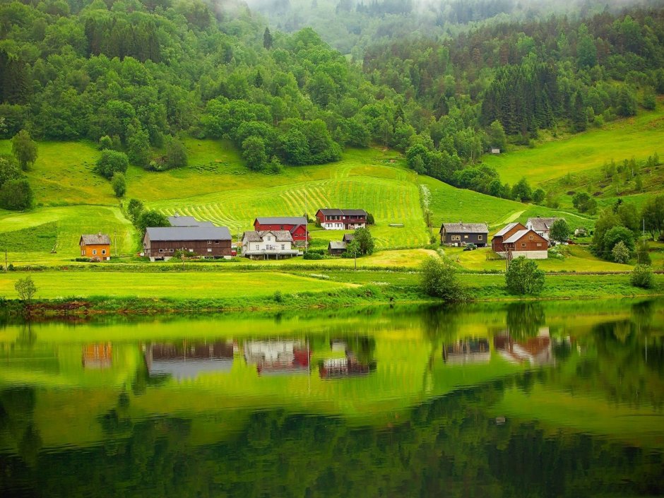 Норвегия холмы