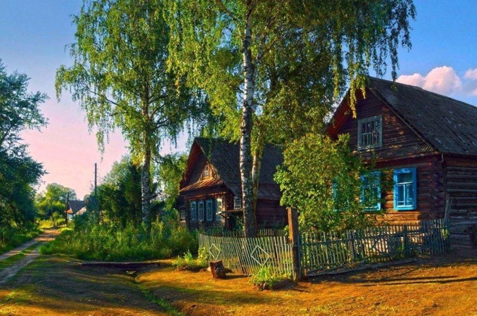 Деревня природа село долгое Смоленская