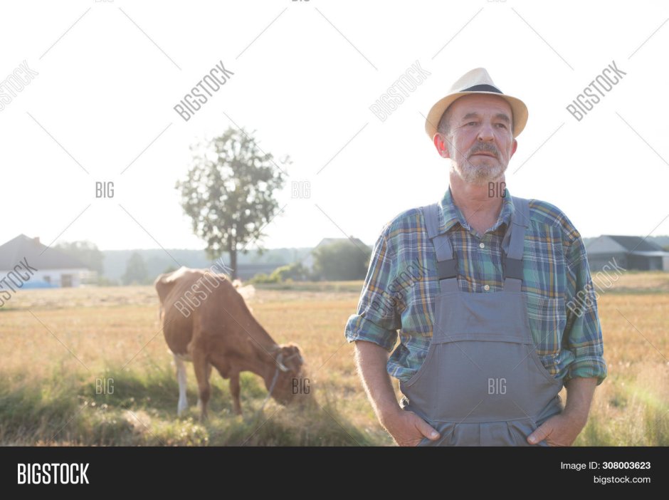 Пожилой фермер