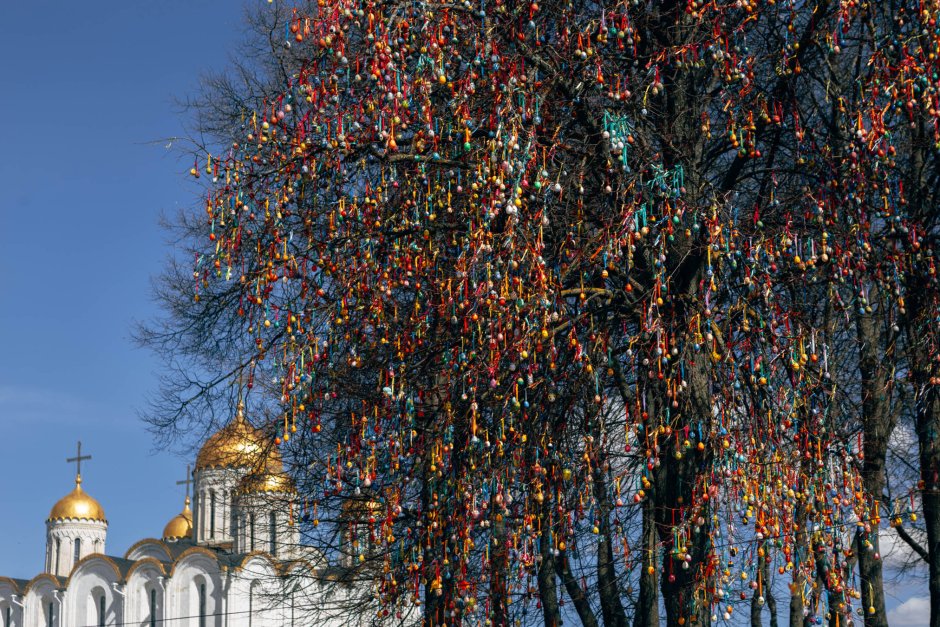 Пасхальное дерево во Владимире 2022