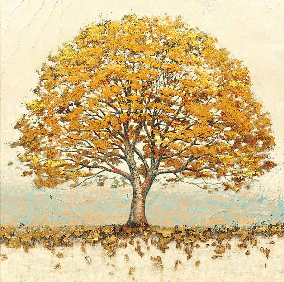 Картина деревья