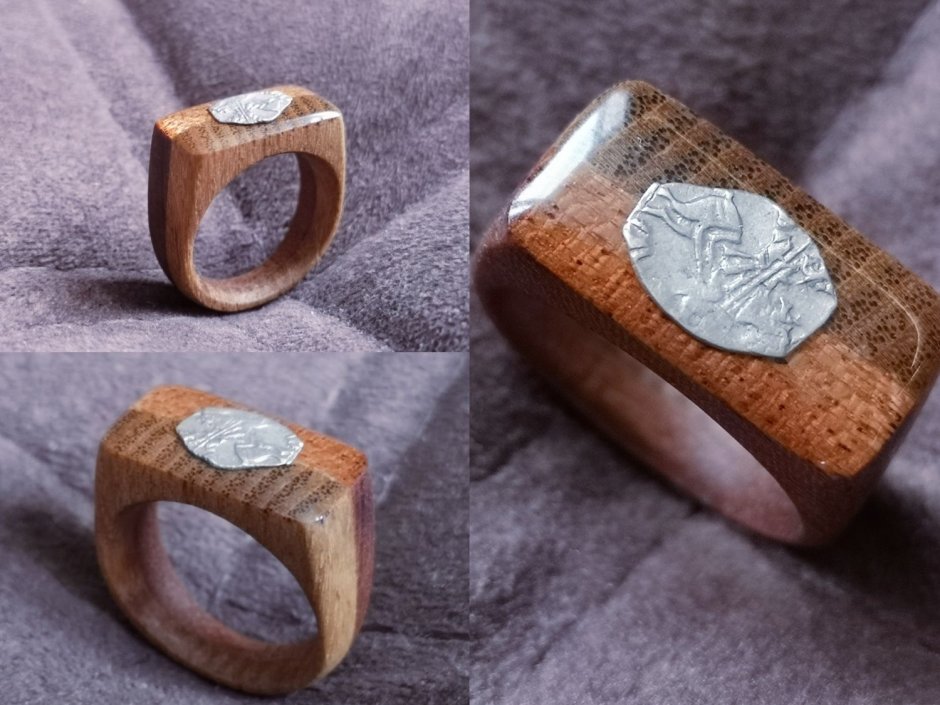 Необычные деревянные кольца