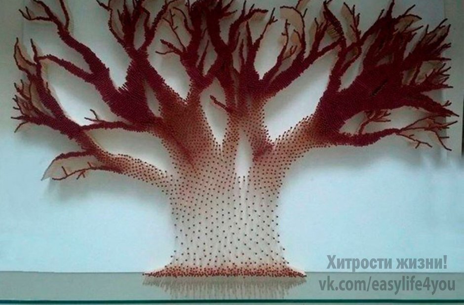 Поделка дерево из бумаги