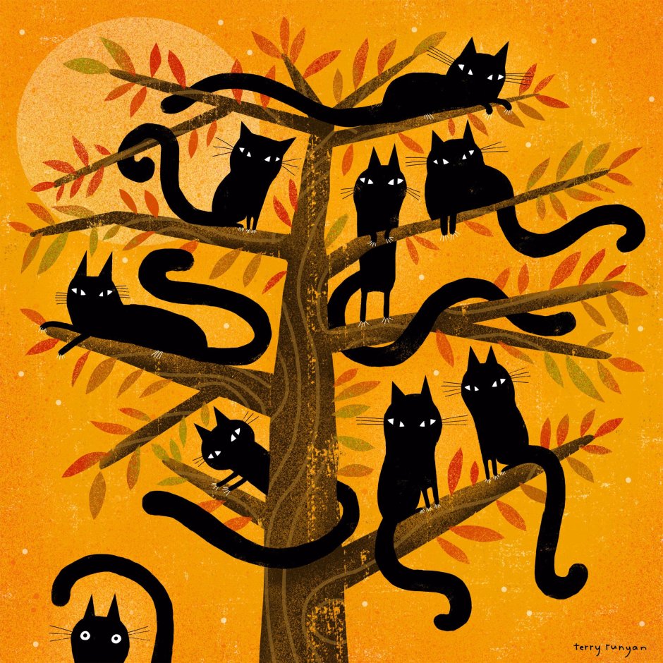 Terry Runyan кошачье дерево