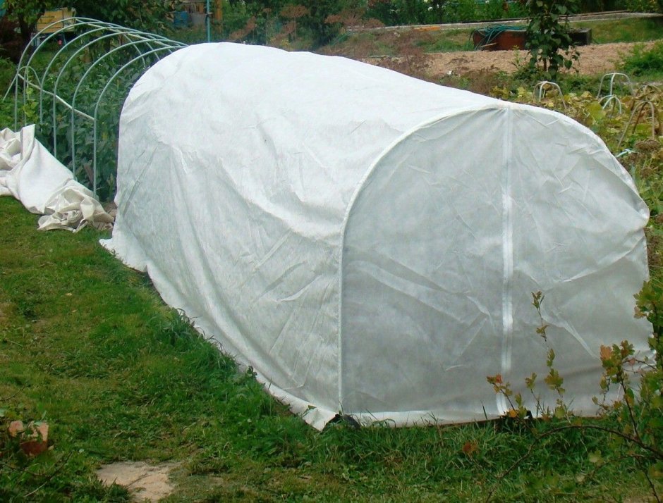 Укрывной материал для огорода № 60 (ширина 3,2 м, длина 10 м) с СУФ собпр
