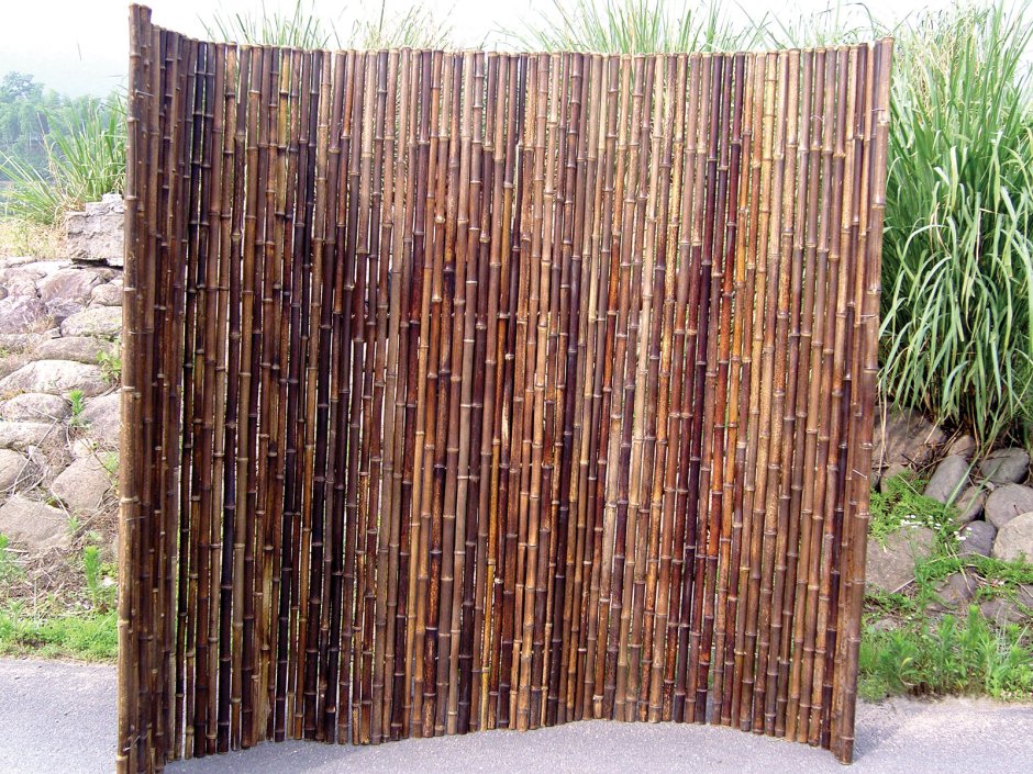 Изгородь декоративная натуральная тростник 3x2м