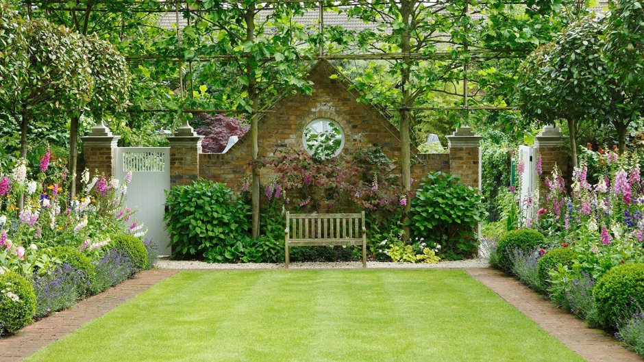 Английский сад ландшафтный дизайн