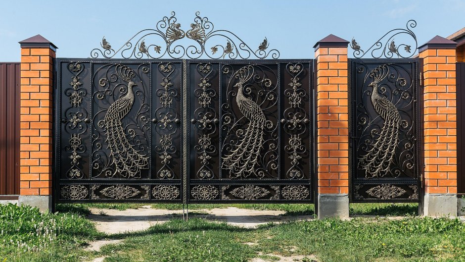 Кованые ворота Дарбаза