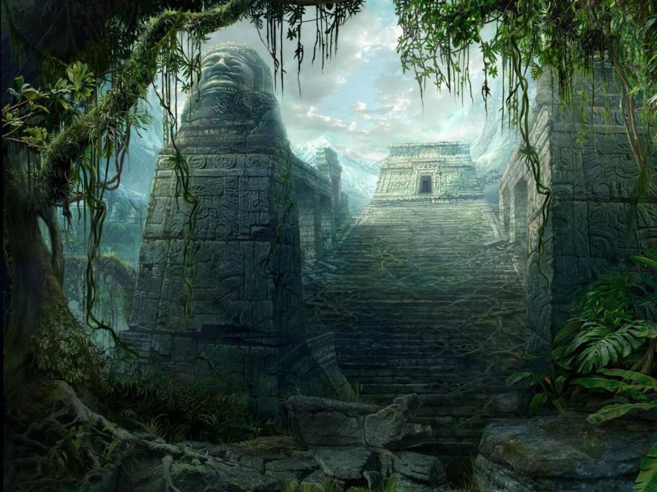 Затерянный город пирамиды Майя