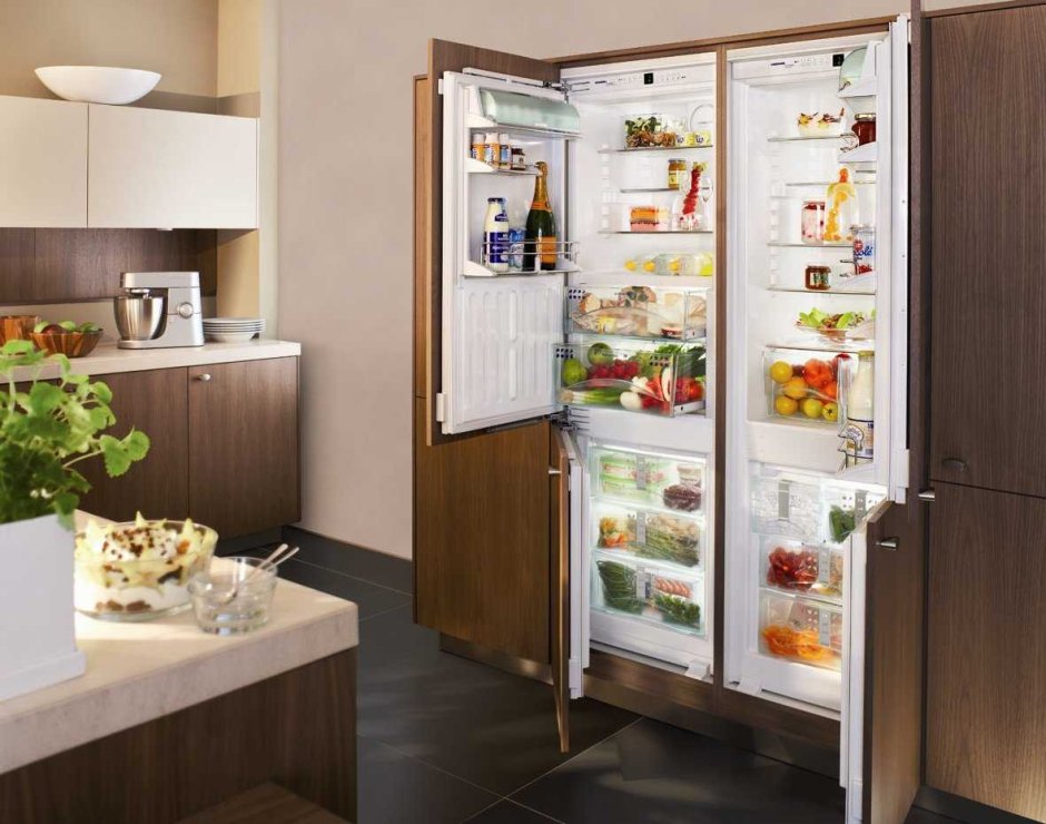 Встроенный холодильник Liebherr Side by Side