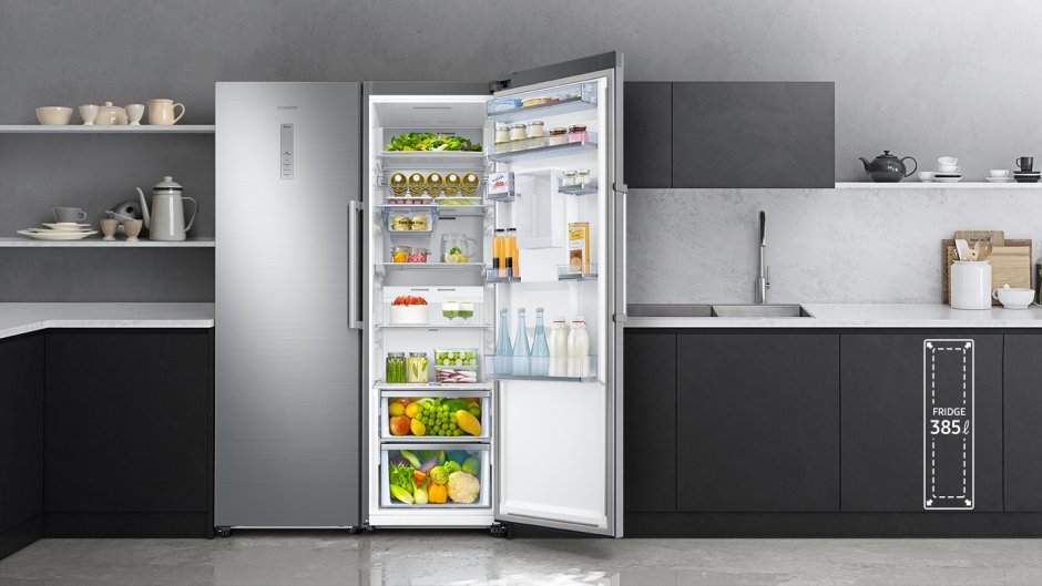 Однокамерный холодильник Samsung rr39m7140sa