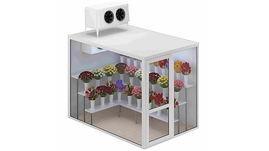Холодильная камера для цветов Полаир