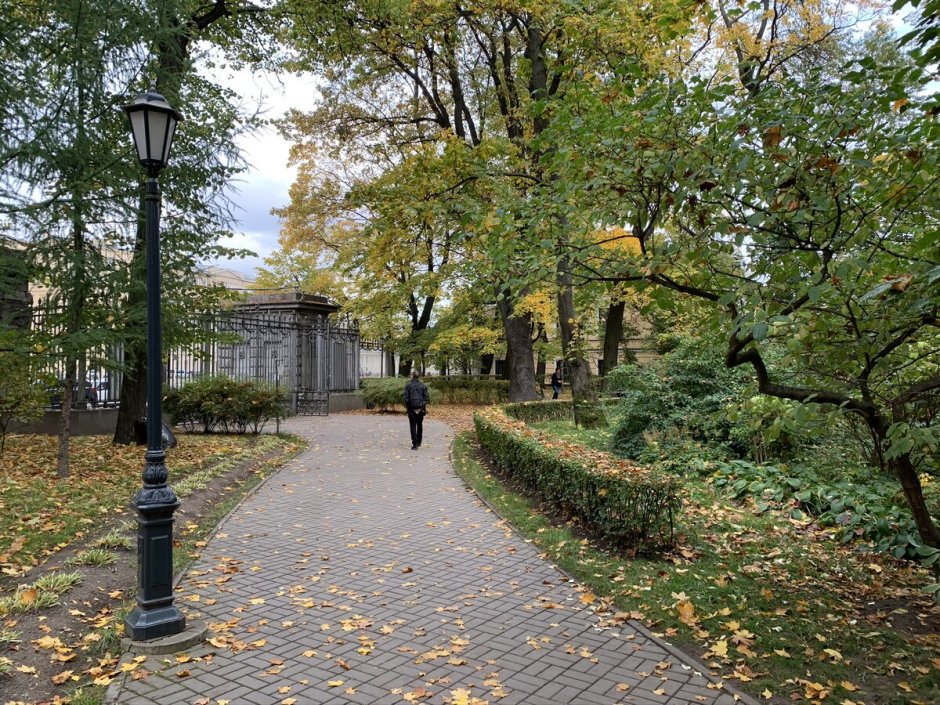 Измайловский сад вид с Фонтанки Санкт-Петербург