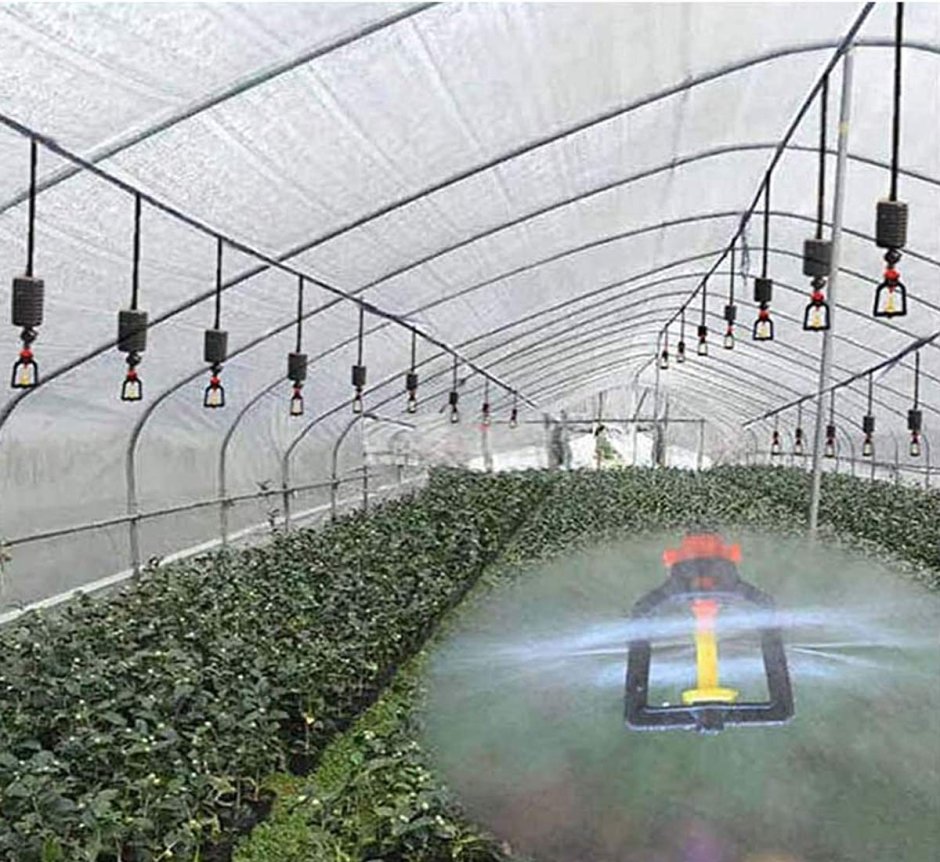 Система полива капельная, туманообразователь, дождеватель 10 метров