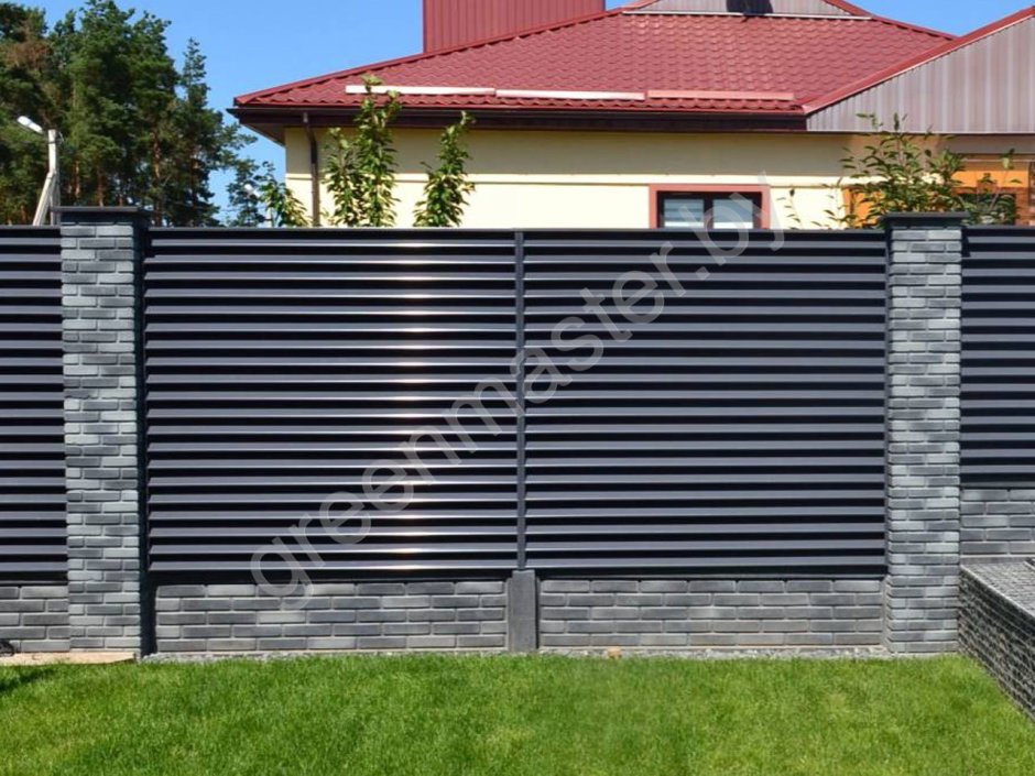 Рал 7024 графит профнастил на забор