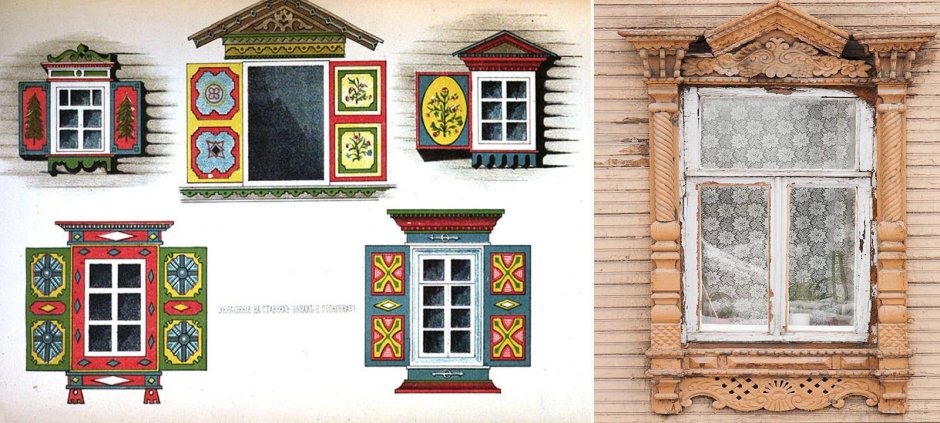 Деревянное зодчество древней Руси окна наличники