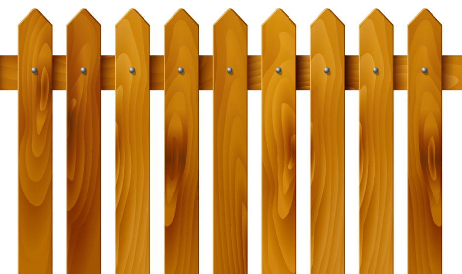 Полупрозрачный деревянный забор