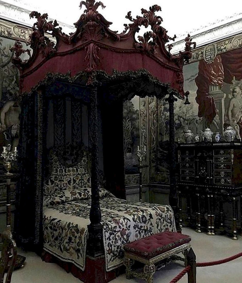 Викторианская Готика спальня