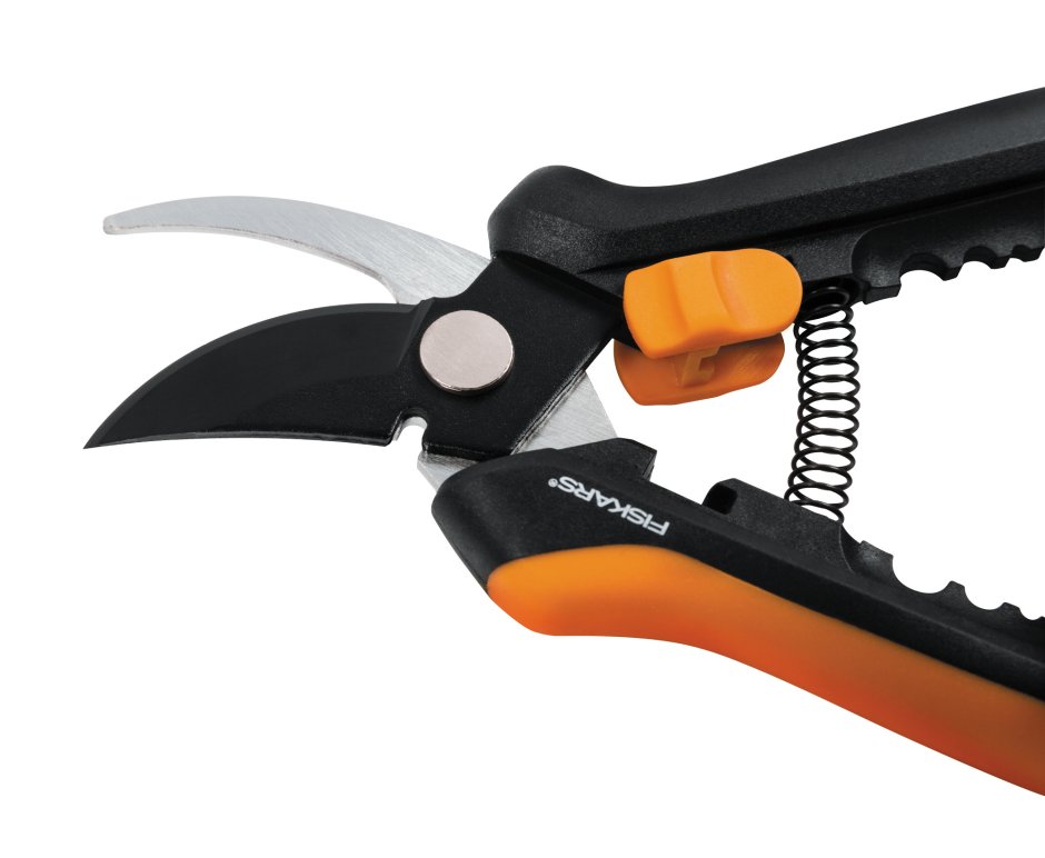 Ножницы для цветов fiskars Solid sp14 черный/оранжевый 1051601