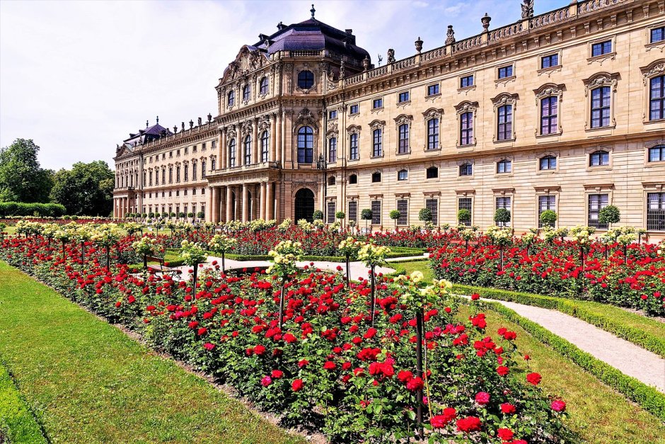 Вюрцбургская резиденция сад