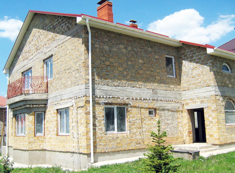 Дом из ракушечника в Крыму