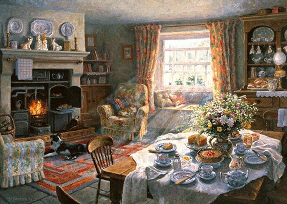 Художник Стивен Дарбишир (1940г.р.) Англия.