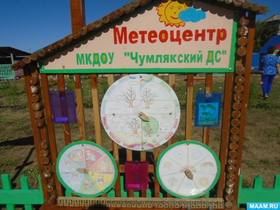 Метеостанция для детей в детском саду
