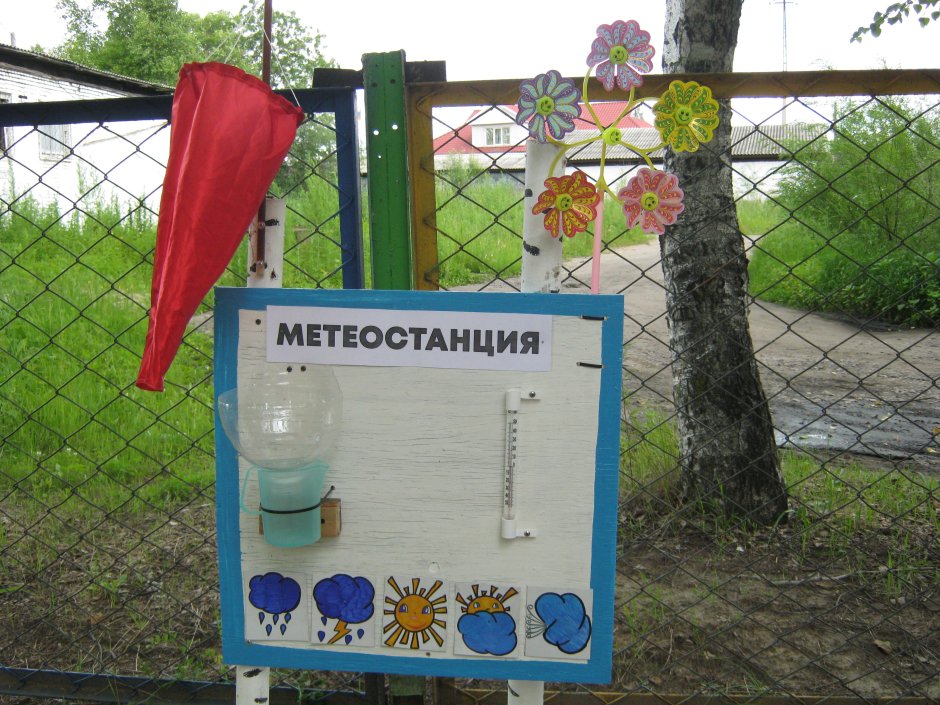 Метеостанция в детском саду своими руками