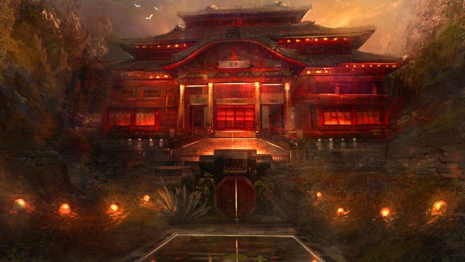 Золотой дворец Китай концепт арт