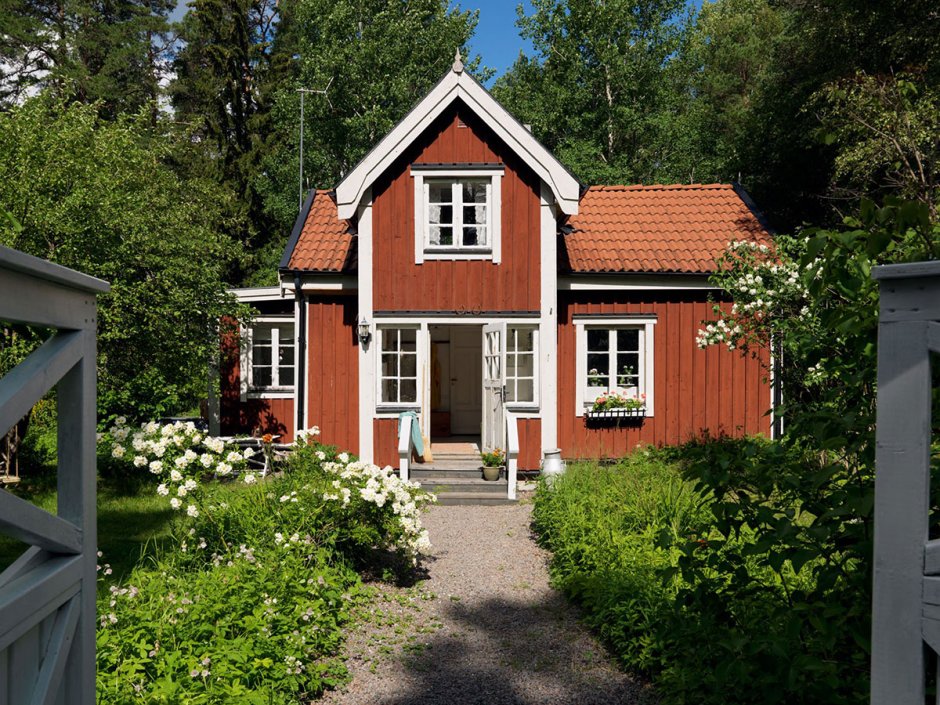 Маленькие дачные шведские домики