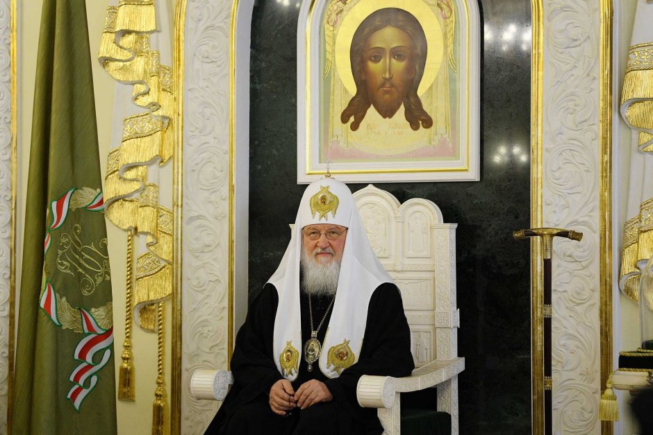 Патриарх Кирилл в Даниловом монастыре