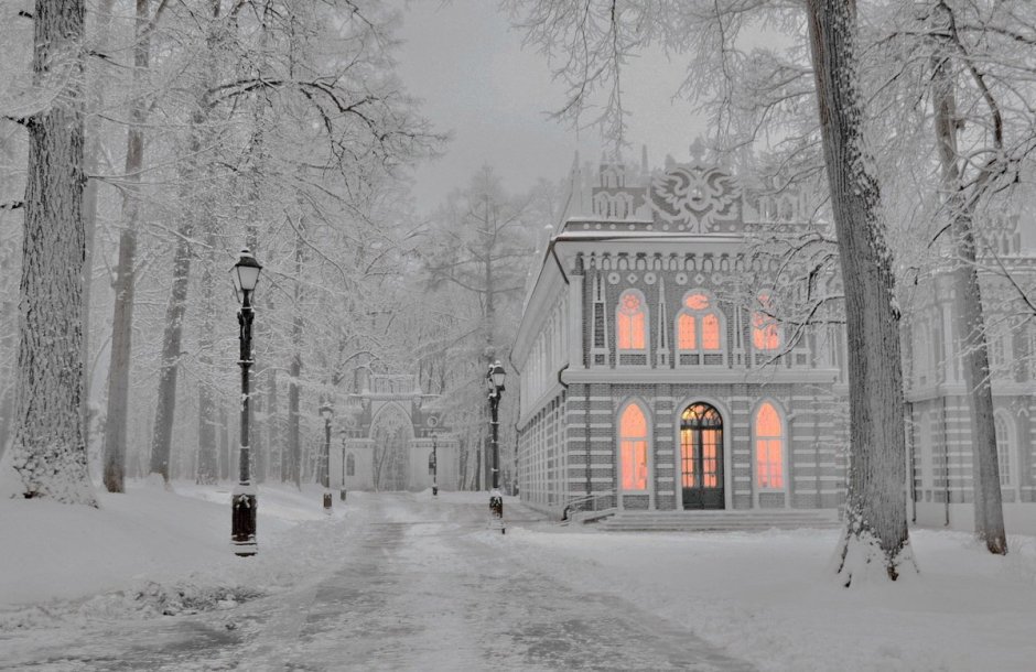 Музей усадьба Кусково зимой