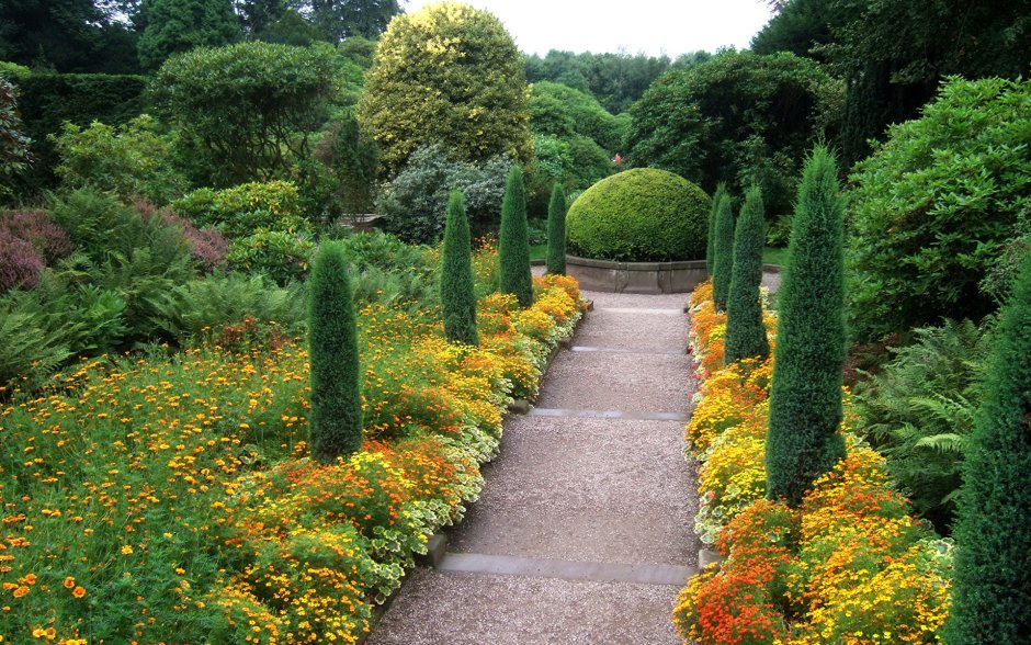 Викторианский сад Биддалф Грандж, Англия