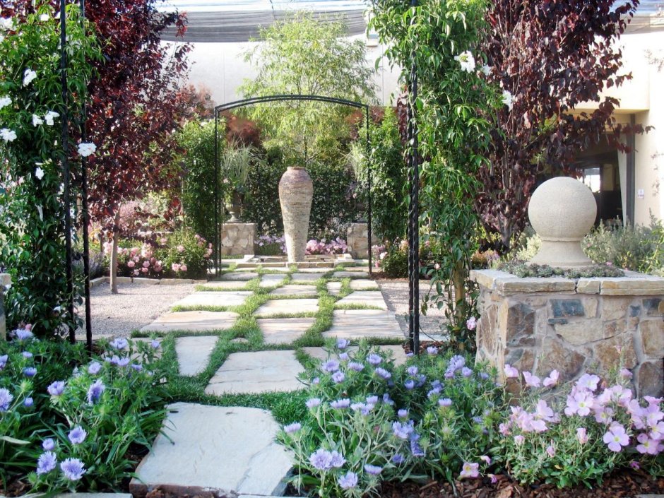 Пейзажный сад в стиле Прованс