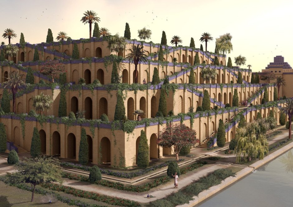 Древний Вавилон висячие сады Семирамиды