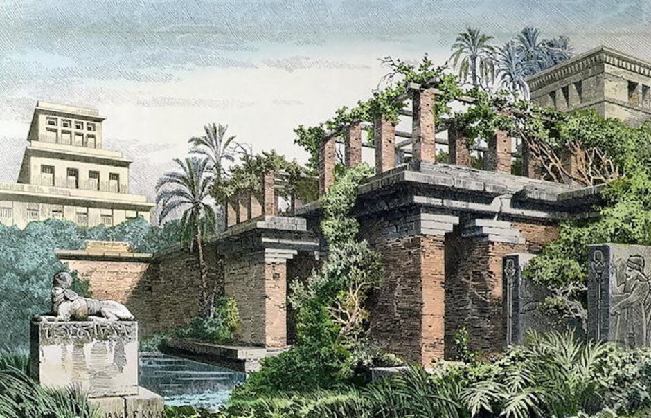 Древний Вавилон висячие сады