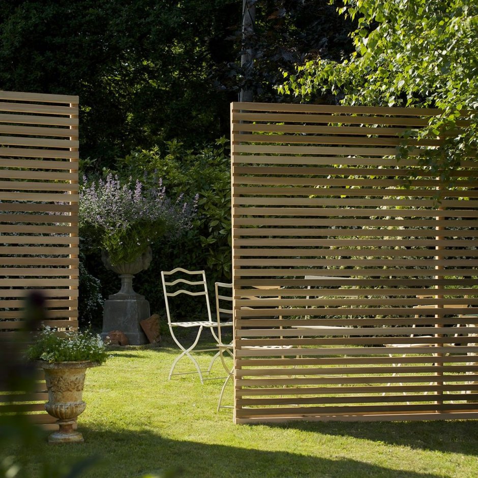 Забор для сада деревянный