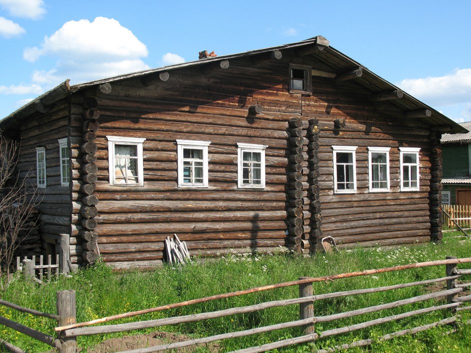 Традиционное жилище Коми Зырян