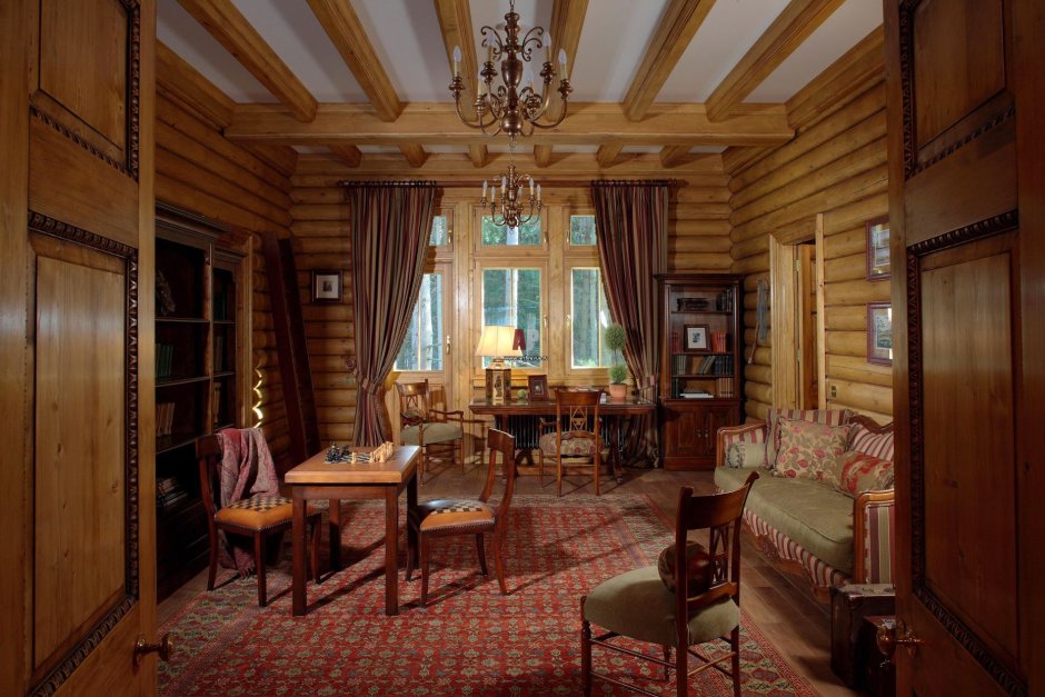 Дом Honka в стиле русской усадьбы XIX века
