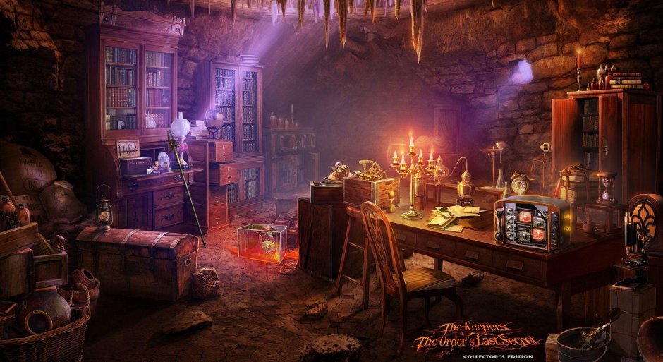 Средневековая алхимическая лаборатория