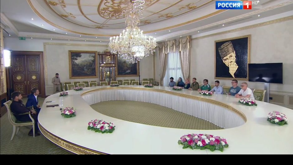 Дворец Кадырова в Грозном резиденция