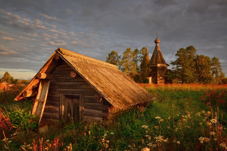 Церковь в древней Руси в деревне