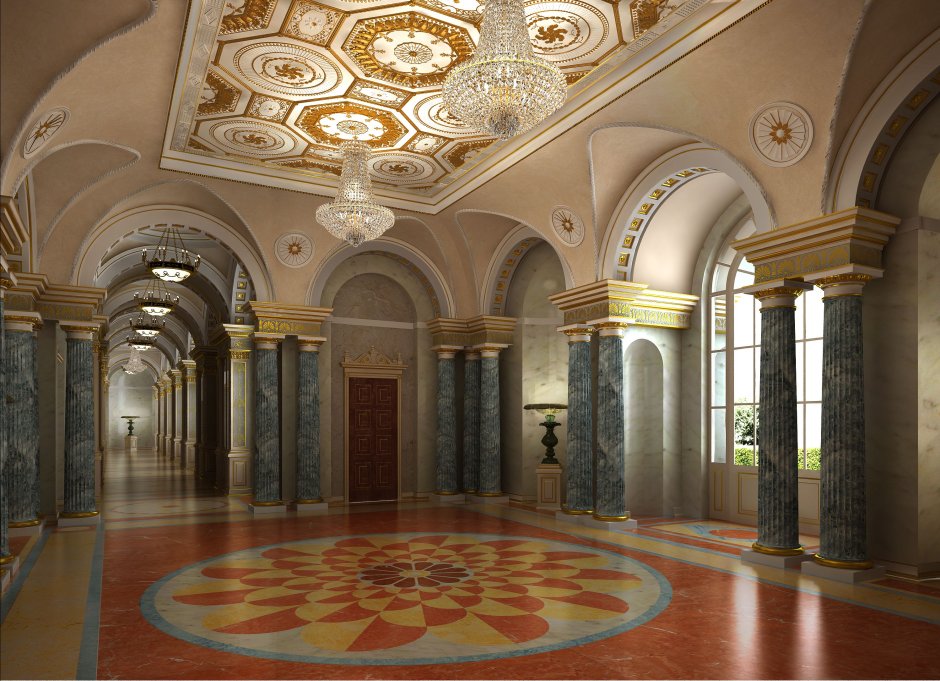 Алексеевский дворец СПБ интерьеры зала