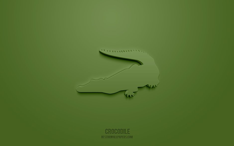 Крокодил на айфоне