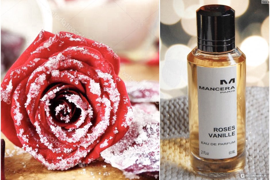 Духи с ароматом роза и ванили