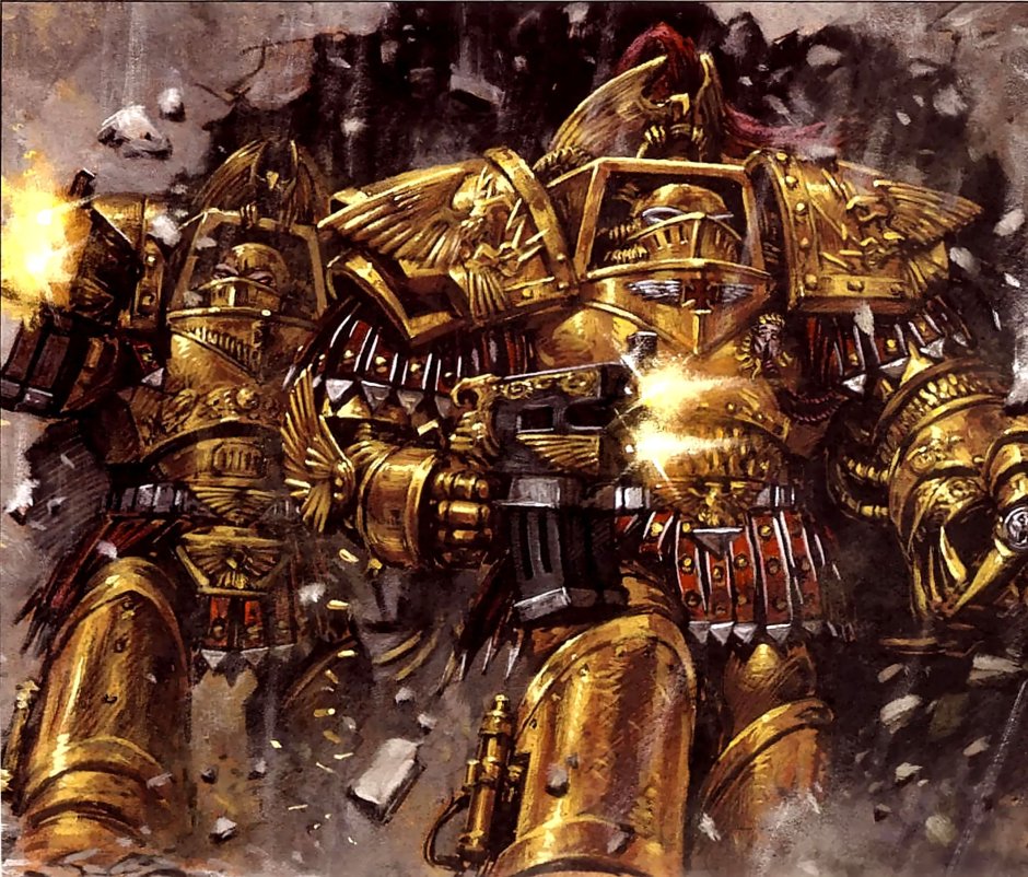 Терминаторская броня кустодианцев Warhammer 40000