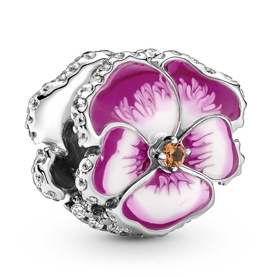 Pansy Flower pandora кольцо