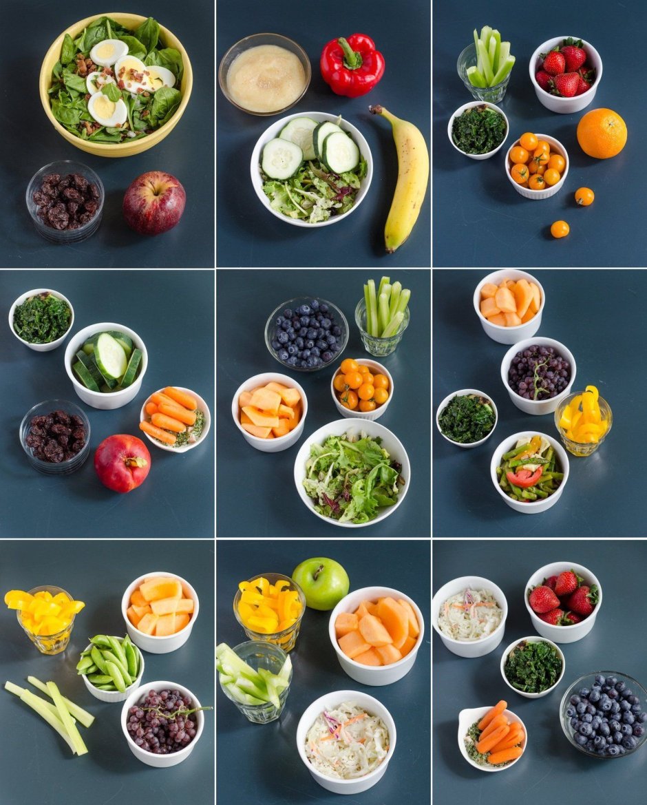 Правильное питание овощи и фрукты