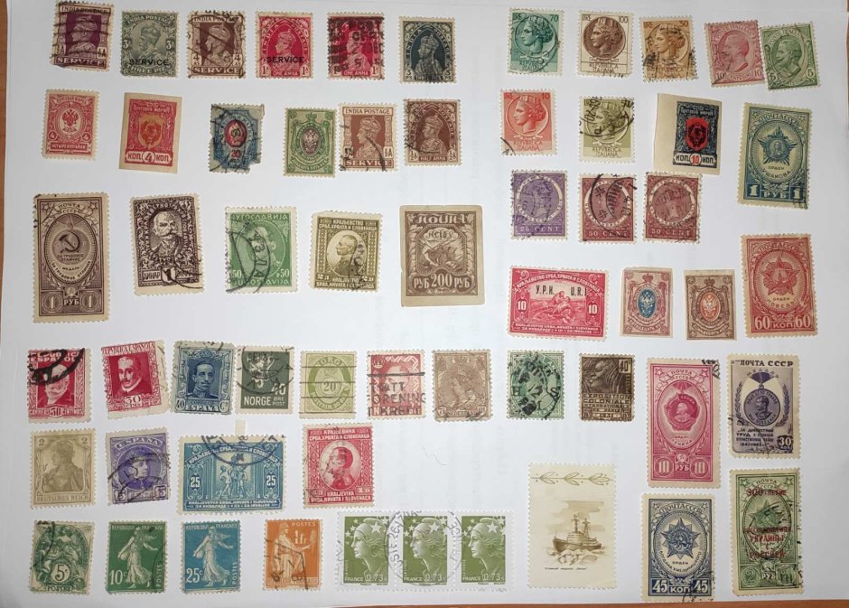 Аньюжка коллекционные марки