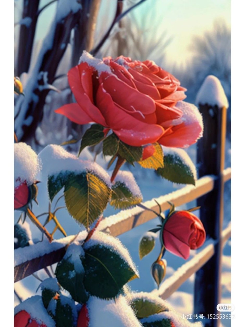 Картинки 4к на айфон розы заснеженные